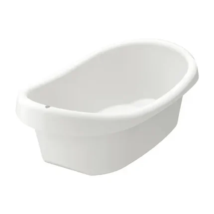 Newborn Baby Bath Built in Support Bump White/Green